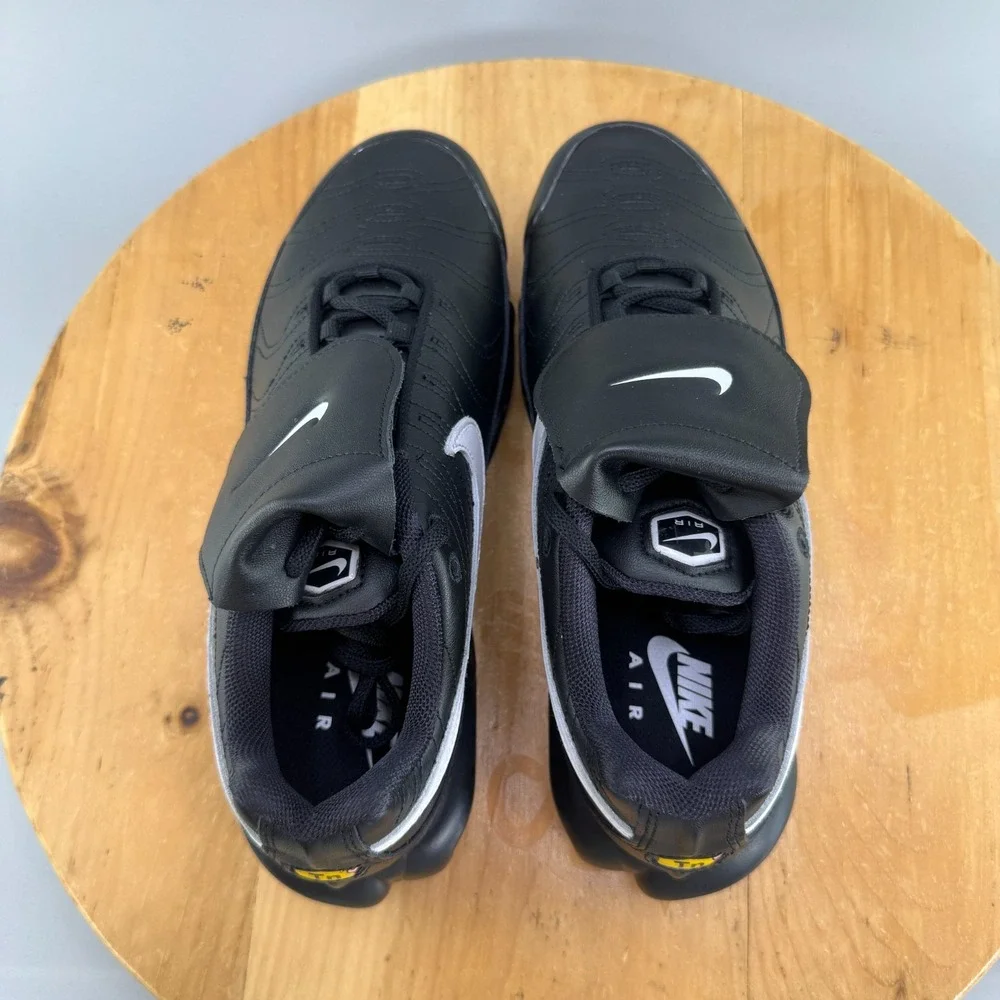 Womens 11 / Mens 9.5 - Nike Air Max Plus Tiempo TNPO Shoes Black Sneakers NEW
